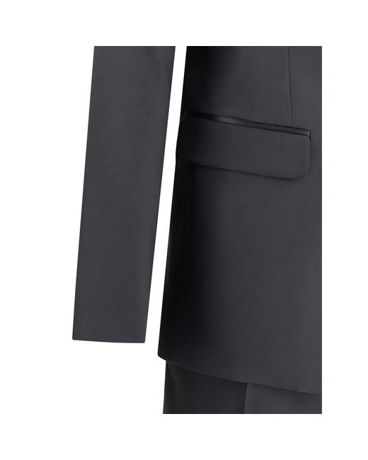 DSquared² Black ² Fleece Wool Two-Piece Suit for men