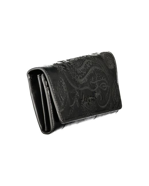 Desigual Black Polyurethane 's Wallet