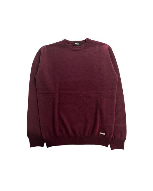 Baldinini Purple Cashmere Sweater for men