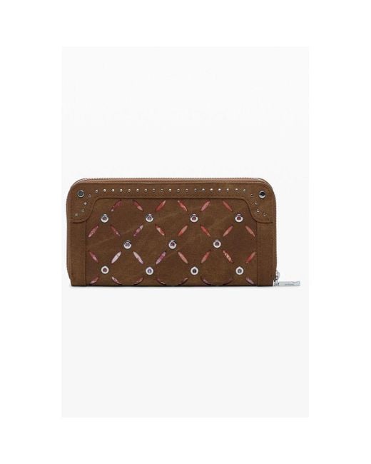 Desigual Brown Polyethylene Wallet