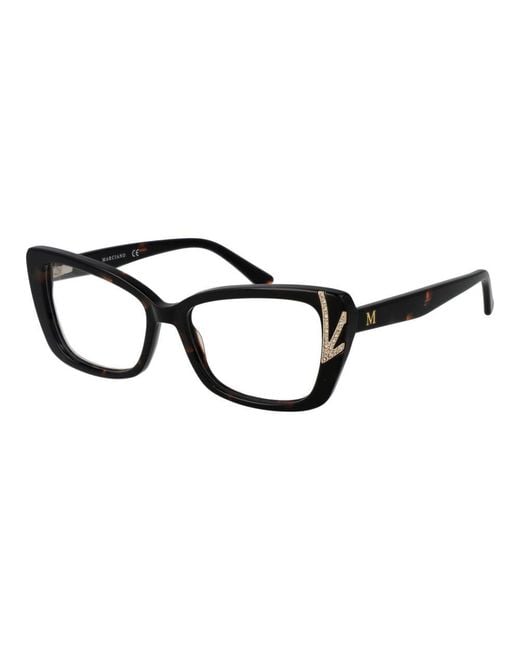MARCIANO BY GUESS Black Cat Eye Full-Rim Acetate Optical Frames With Demo Lenses for men