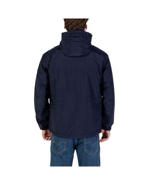 Napapijri Blue Polyamide Shell Jacket for men