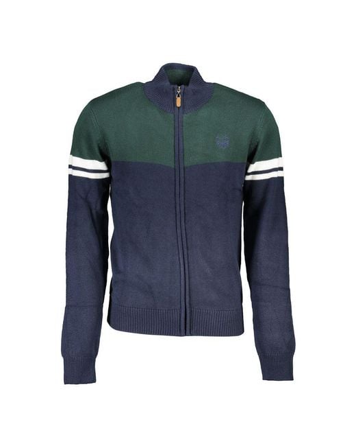 Gianmarco Venturi Blue Cotton Sweater for men