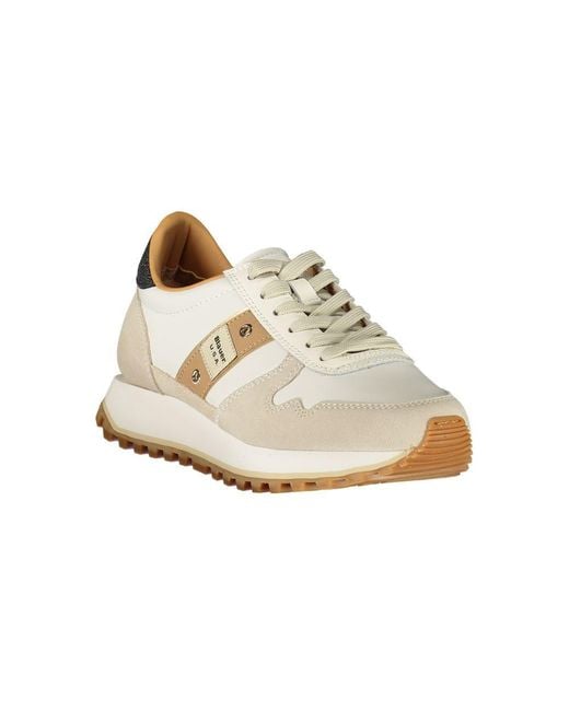 Blauer Multicolor Bianco Polyurethane Donna Sneaker Ready To Dazzle