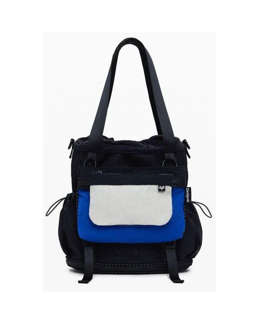 Desigual Black Polyester 's Convertible Bag