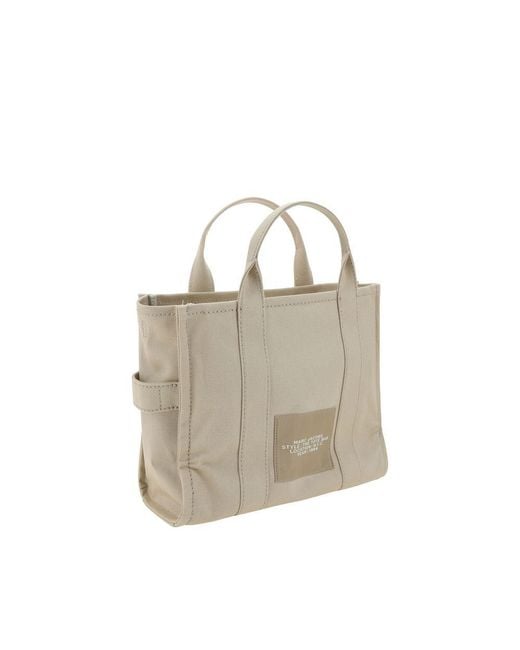 Marc Jacobs Multicolor Beige Cotton Handbag