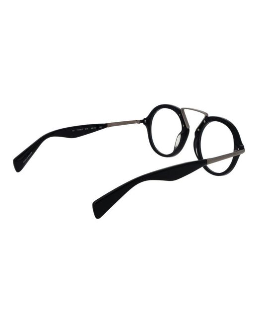Yohji Yamamoto Black Plastic Glasses (Frames) for men