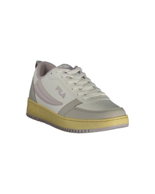 Fila Gray Bianco Polyurethane Sneaker