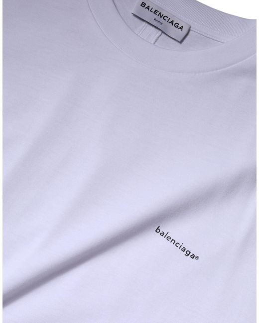 Balenciaga Blue Tshirt for men