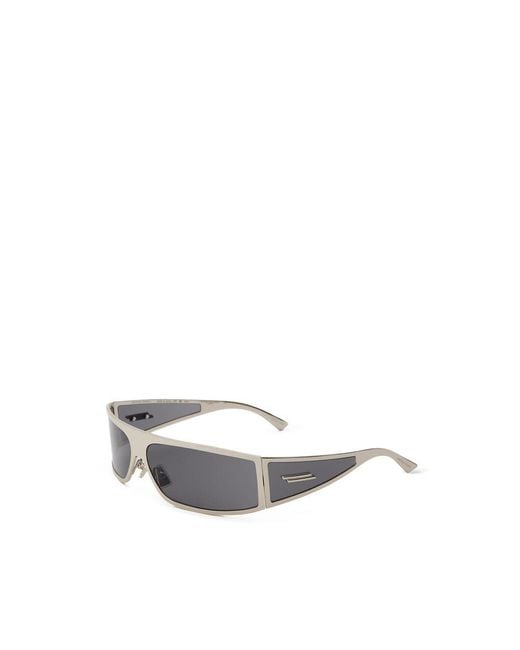 Bottega Veneta Gray Metal Sunglasses for men