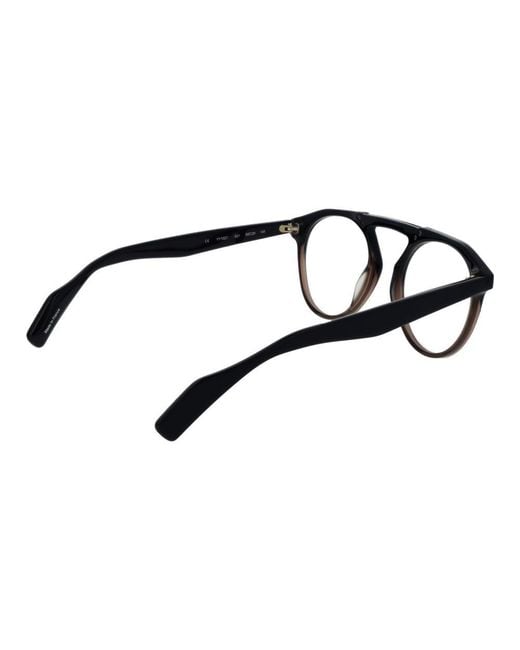 Yohji Yamamoto Black Plastic Glasses (Frames) for men