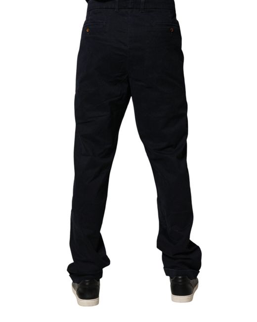 Harmont & Blaine Black Mid Waist Skinny Denim Trouser Jeans for men