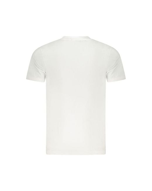 Roberto Cavalli White Cotton T-Shirt for men