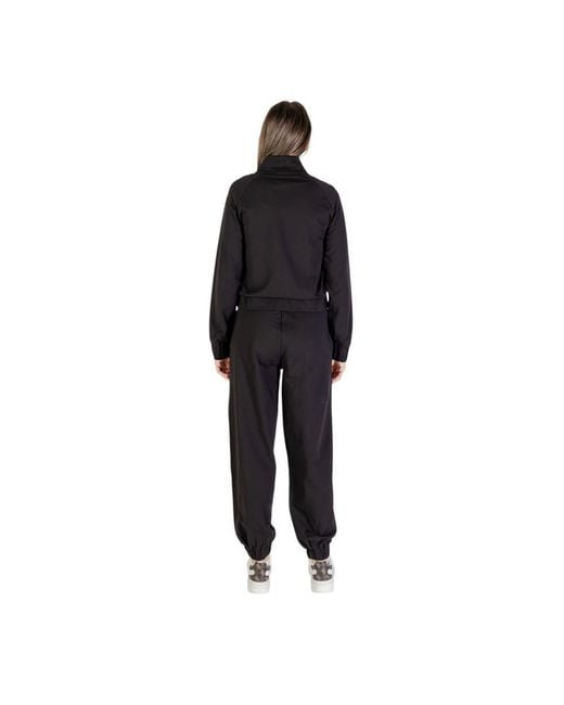 EA7 Black Cotton Tracksuit