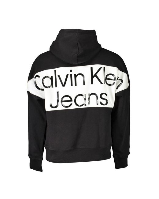Calvin Klein Black Cotton Men Sweater for men