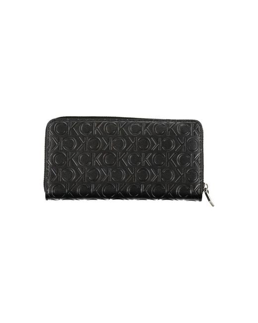 Calvin Klein Black Elegant Five-Compartment Designer Wallet