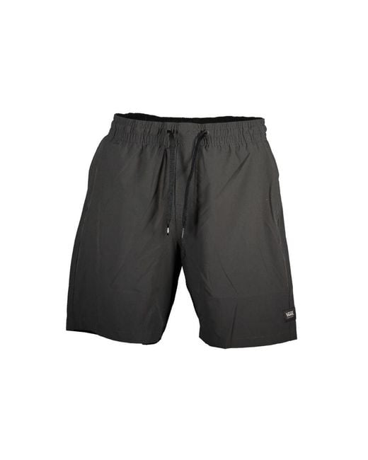 Vans Gray Nero Polyester Mens Sweatpants for men