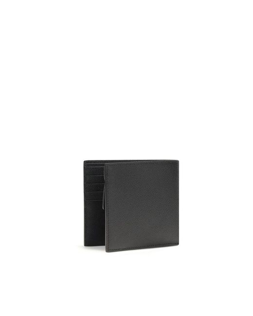 Saint Laurent Black Leather Wallet for men