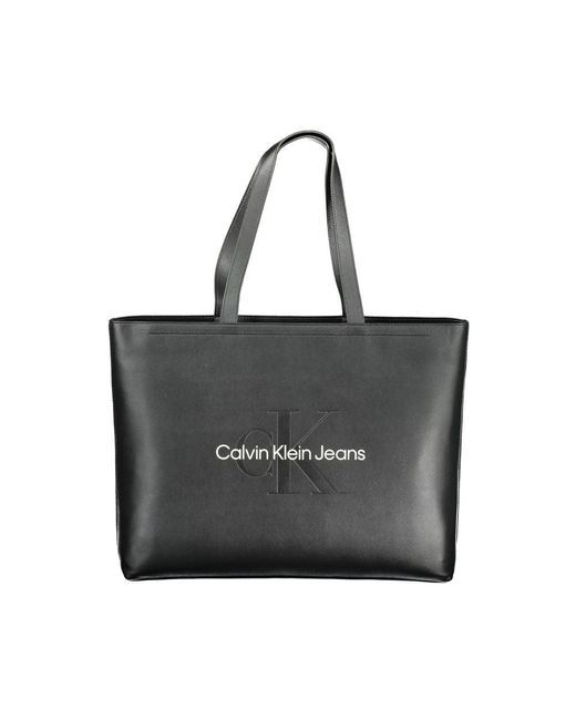 Calvin Klein Black Polyethylene Handbag