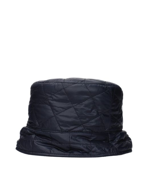 Moncler Blue Bucket Hat Cotton