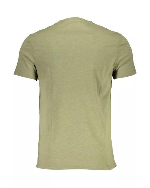 Guess Green Cotton T-shirt for men