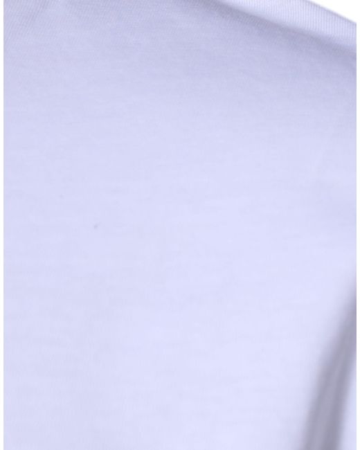 Dolce & Gabbana White Leopard Pocket Tshirt for men