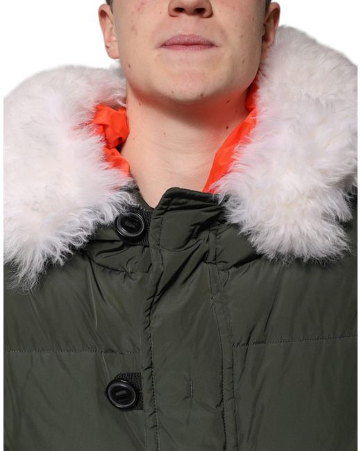 DSquared² Green Winter Jackets for men