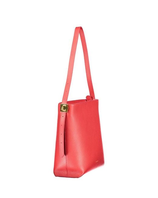 Coccinelle Pink Leather Handbag
