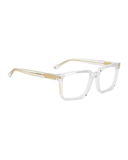 DSquared² Metallic Transparent Acetate Glasses (frames) for men