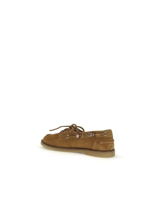 Pinko Natural Brown Calf Leather Bos Taurus Slip