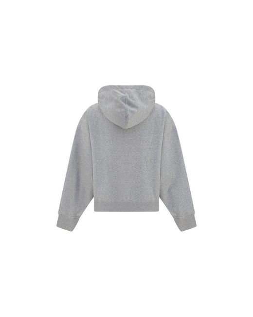 Ganni Gray Cotton Sweatshirt