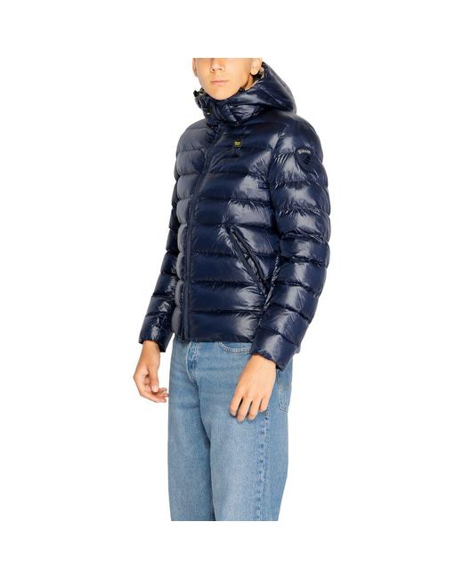Blauer Blue Polyester Jacket for men