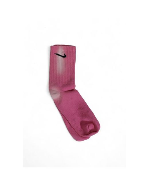 Nike Pink Cotton Socks for men