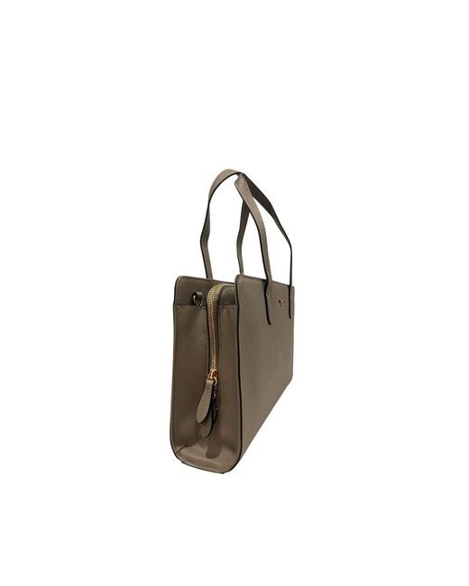 Twinset Gray Grey Pu Shoulder Bag