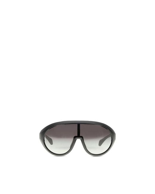 Moncler Gray Black Polyamide Sunglasses for men