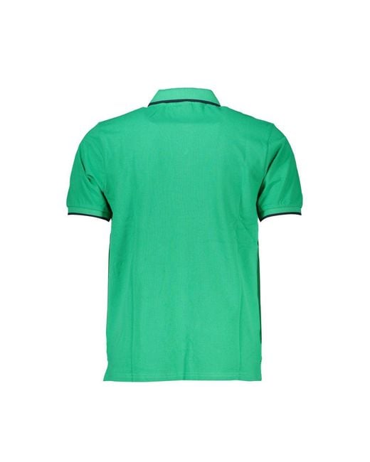 North Sails Green Cotton Polo Shirt for men