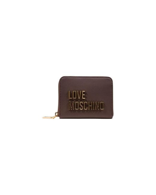 Love Moschino Brown Polyethylene Wallet