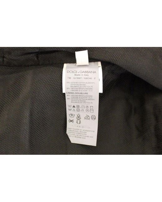 Dolce & Gabbana Blue Cotton Blend Dress Vest Gilet for men