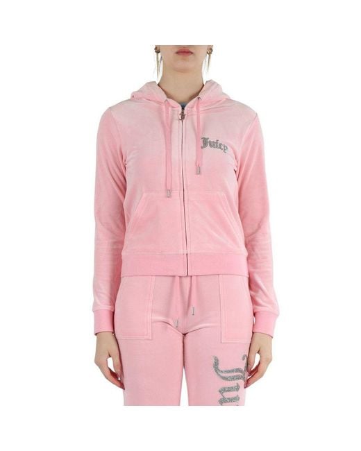 Juicy Couture Pink Polyester Sweatshirt