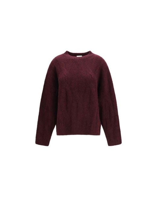 Allude Purple Cashmere Sweater