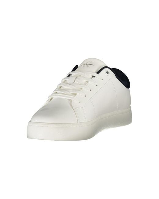 Calvin Klein White Leather Sneaker for men