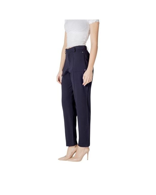 Street One Blue Viscose Jeans & Pant