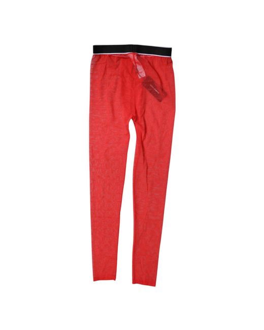 Dolce & Gabbana Red Underpants Boxer Briefs Lightweight