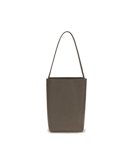 The Row Brown Calf Leather Bos Taurus Shoulder Bag