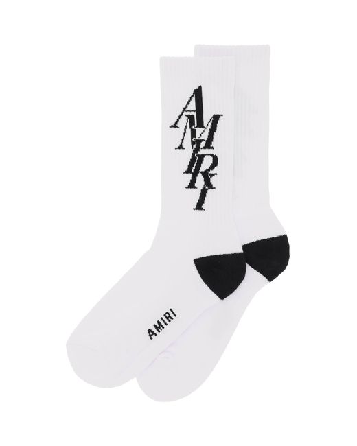 Amiri Multicolor Stack Logo Socks for men