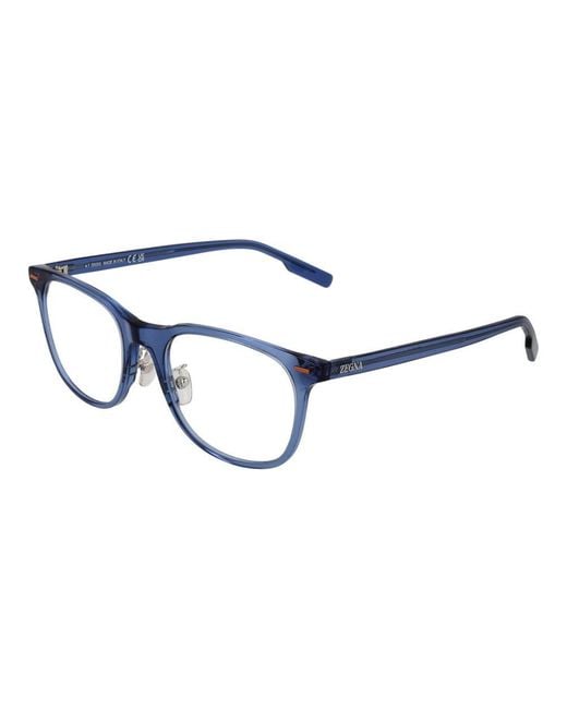 Zegna Blue Acetate Glasses (Frames) for men