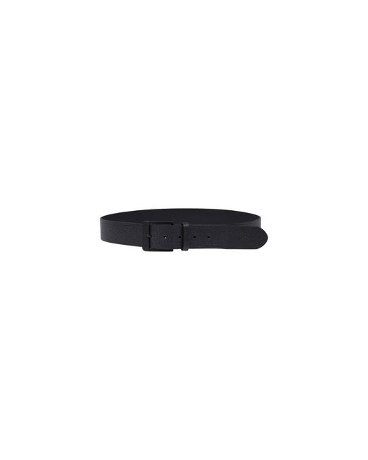 Calvin Klein Black Leather Regular Belt for men