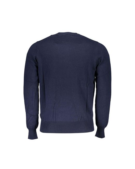 North Sails Eco-conscious Crew Neck Sweater In Blue - Xl for men