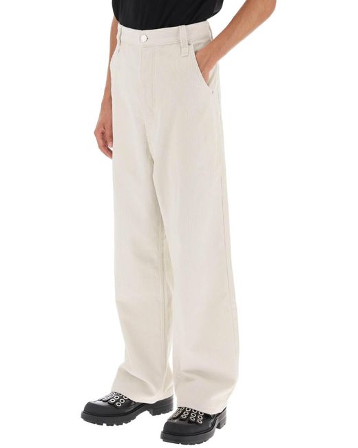 AMI White Technical Fleece Track Pants for men