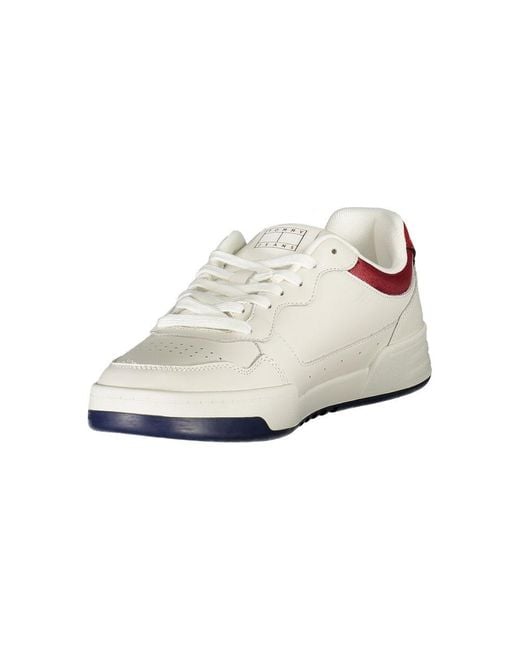 Tommy Hilfiger White Leather Sneaker for men